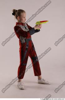 DENISA PILOT STANDING POSE WITH GUN 3